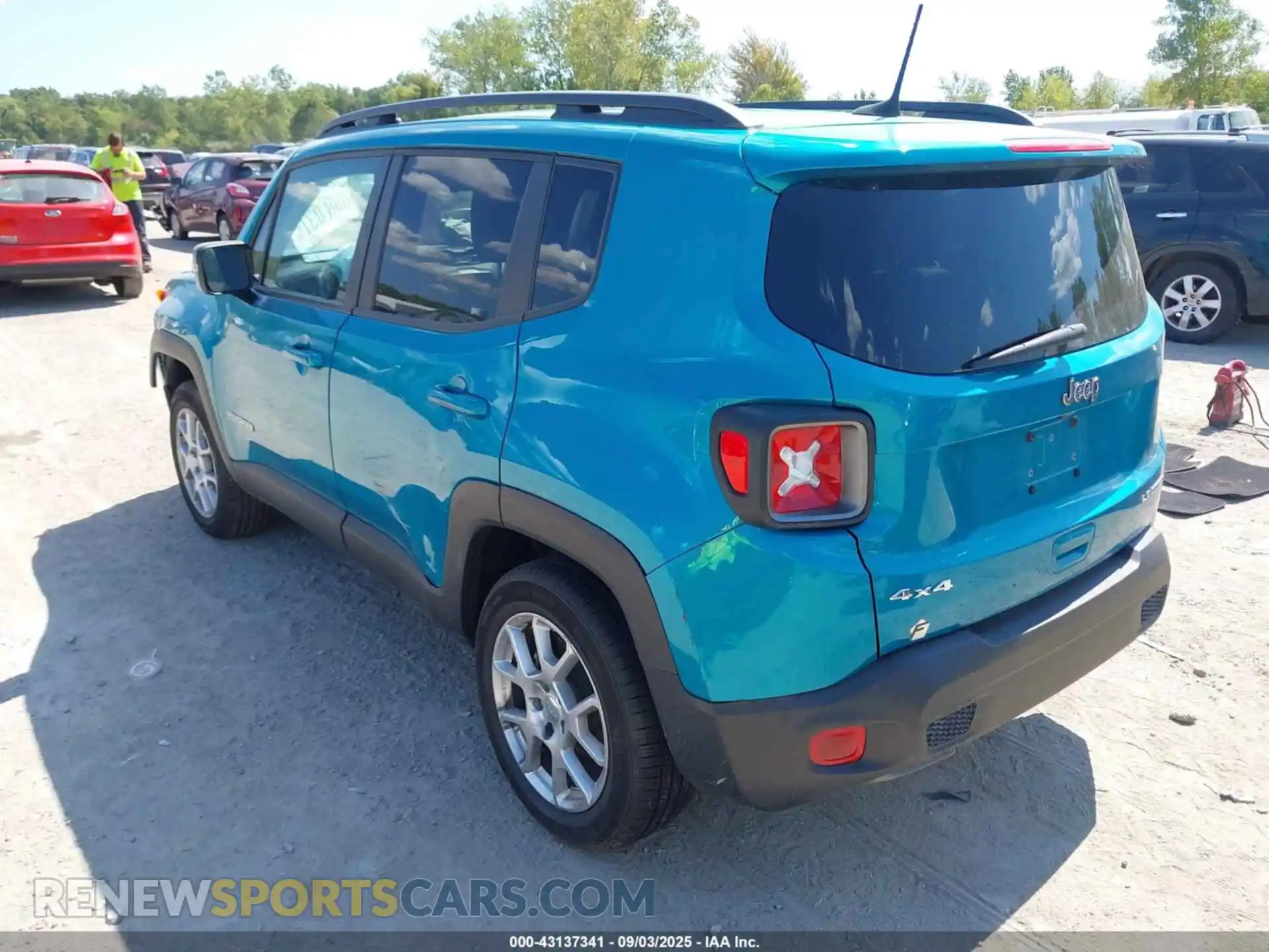 3 fotografías del automóvil dañado ZACNJDD14MPN34967 JEEP RENEGADE 2021