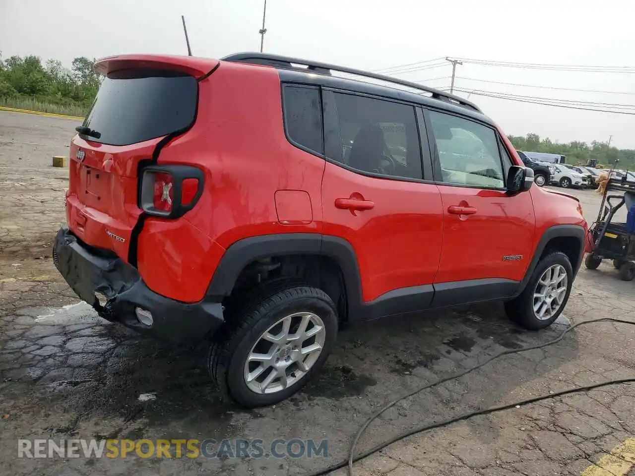 3 Photograph of a damaged car ZACNJDD15MPM50401 JEEP RENEGADE 2021