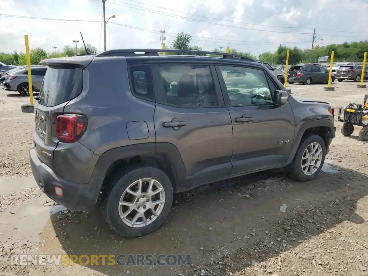 3 Photograph of a damaged car ZACNJDD15MPM92664 JEEP RENEGADE 2021
