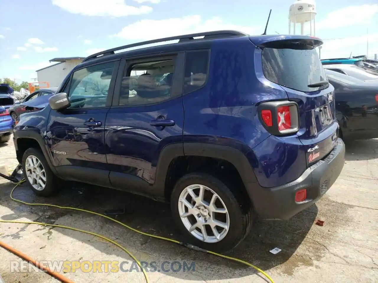 2 Photograph of a damaged car ZACNJDD15MPM95063 JEEP RENEGADE 2021