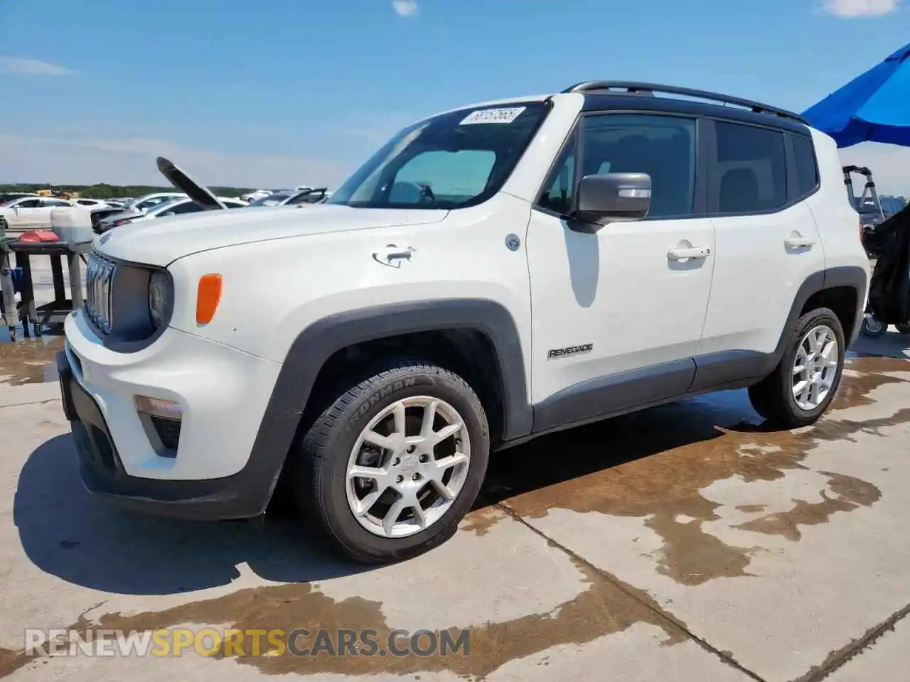 1 Photograph of a damaged car ZACNJDD15MPN01847 JEEP RENEGADE 2021