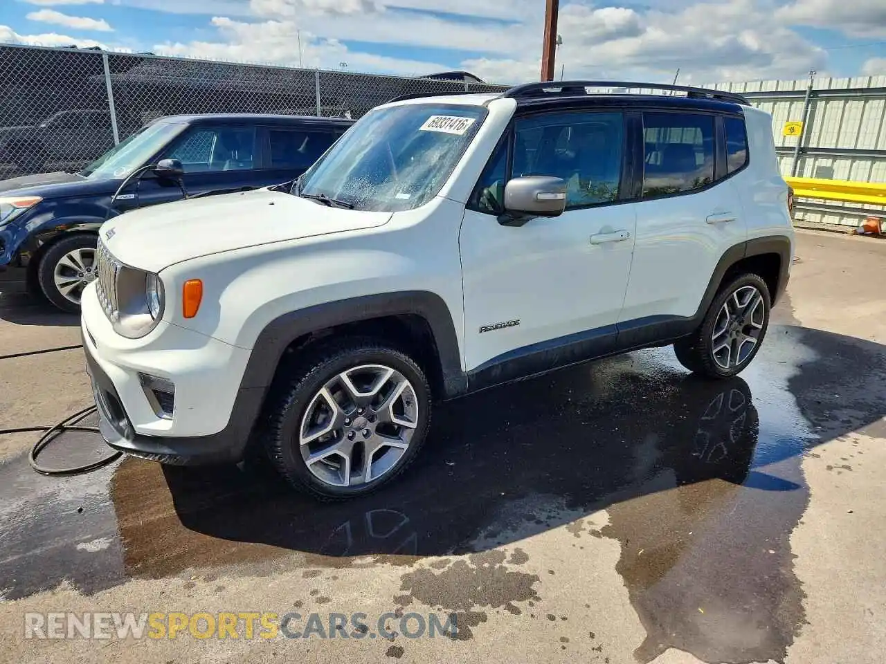 1 Photograph of a damaged car ZACNJDD17MPM21417 JEEP RENEGADE 2021