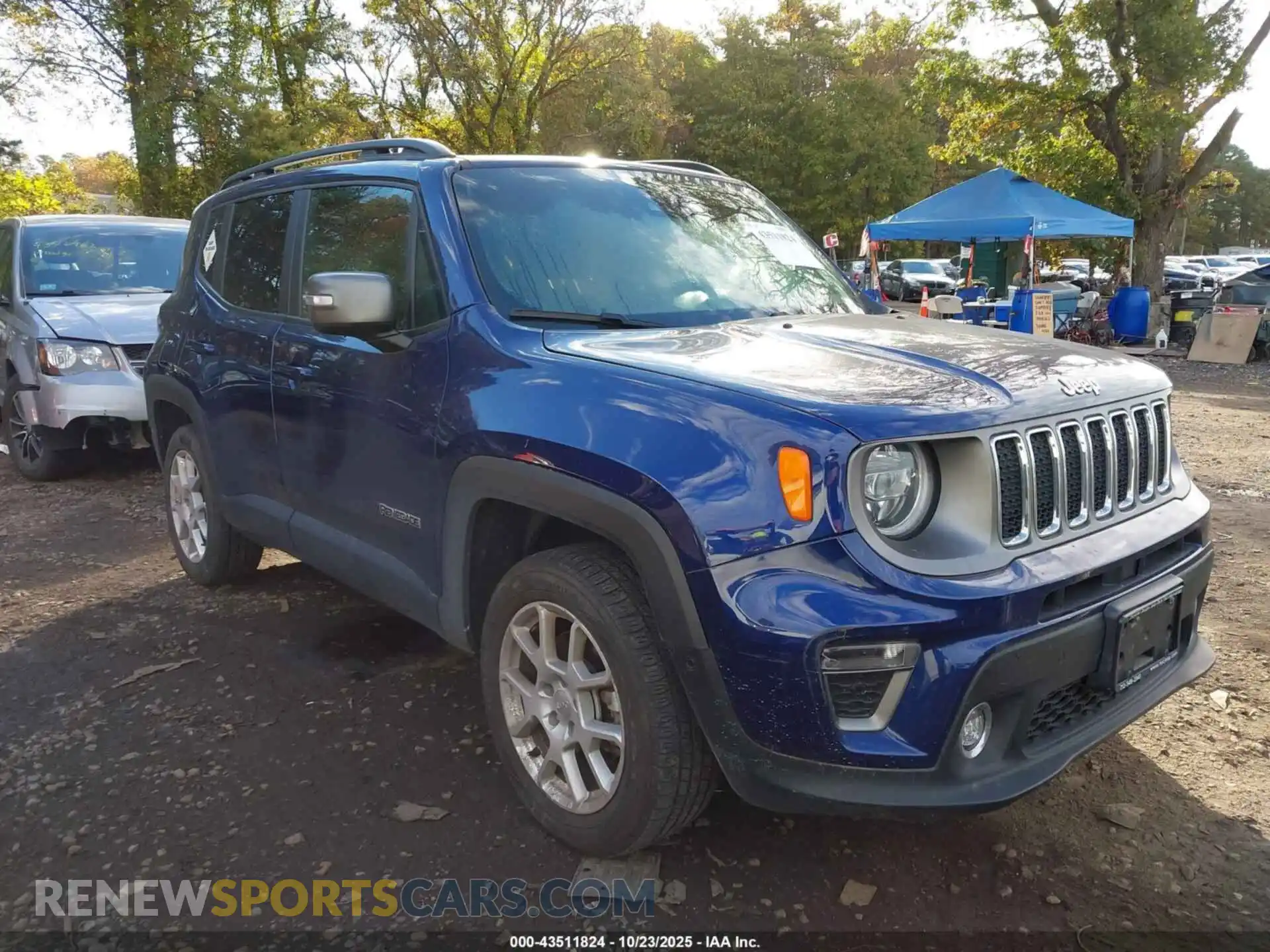 1 Photograph of a damaged car ZACNJDD17MPM68771 JEEP RENEGADE 2021