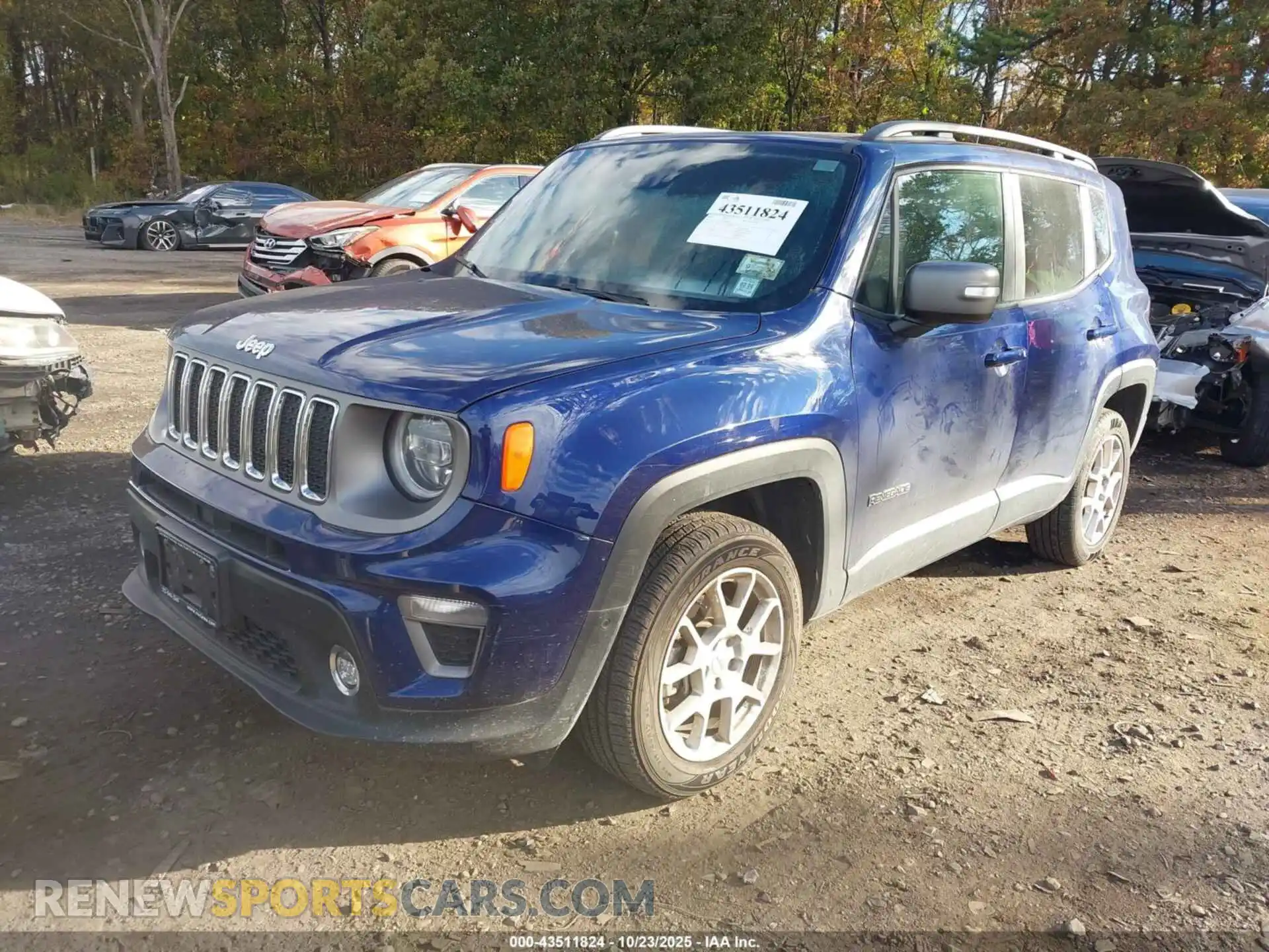 2 Photograph of a damaged car ZACNJDD17MPM68771 JEEP RENEGADE 2021