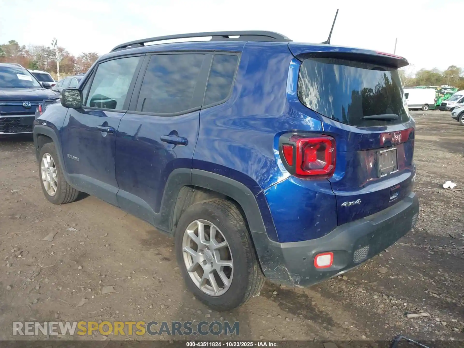 3 Photograph of a damaged car ZACNJDD17MPM68771 JEEP RENEGADE 2021