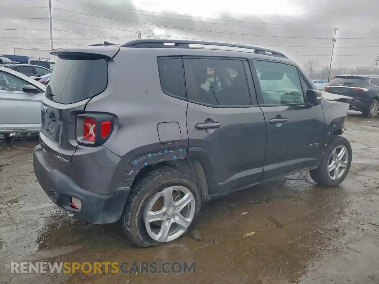 3 Photograph of a damaged car ZACNJDD18MPM08871 JEEP RENEGADE 2021
