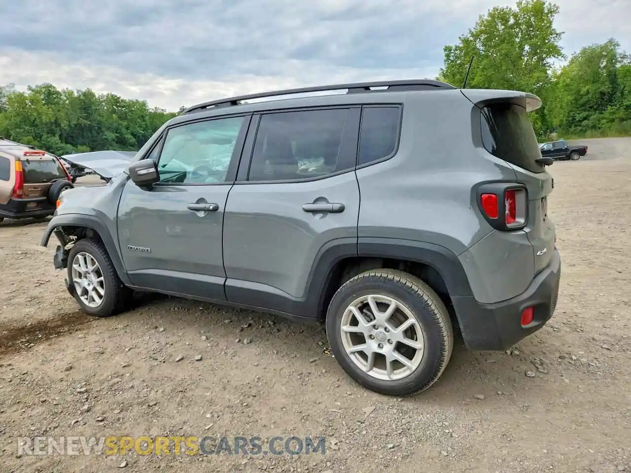 2 Photograph of a damaged car ZACNJDD18MPN33482 JEEP RENEGADE 2021