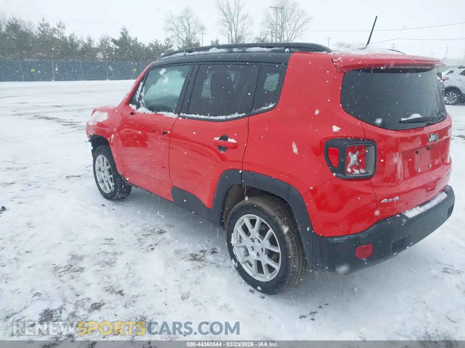 3 Photograph of a damaged car ZACNJDD19MPN31787 JEEP RENEGADE 2021