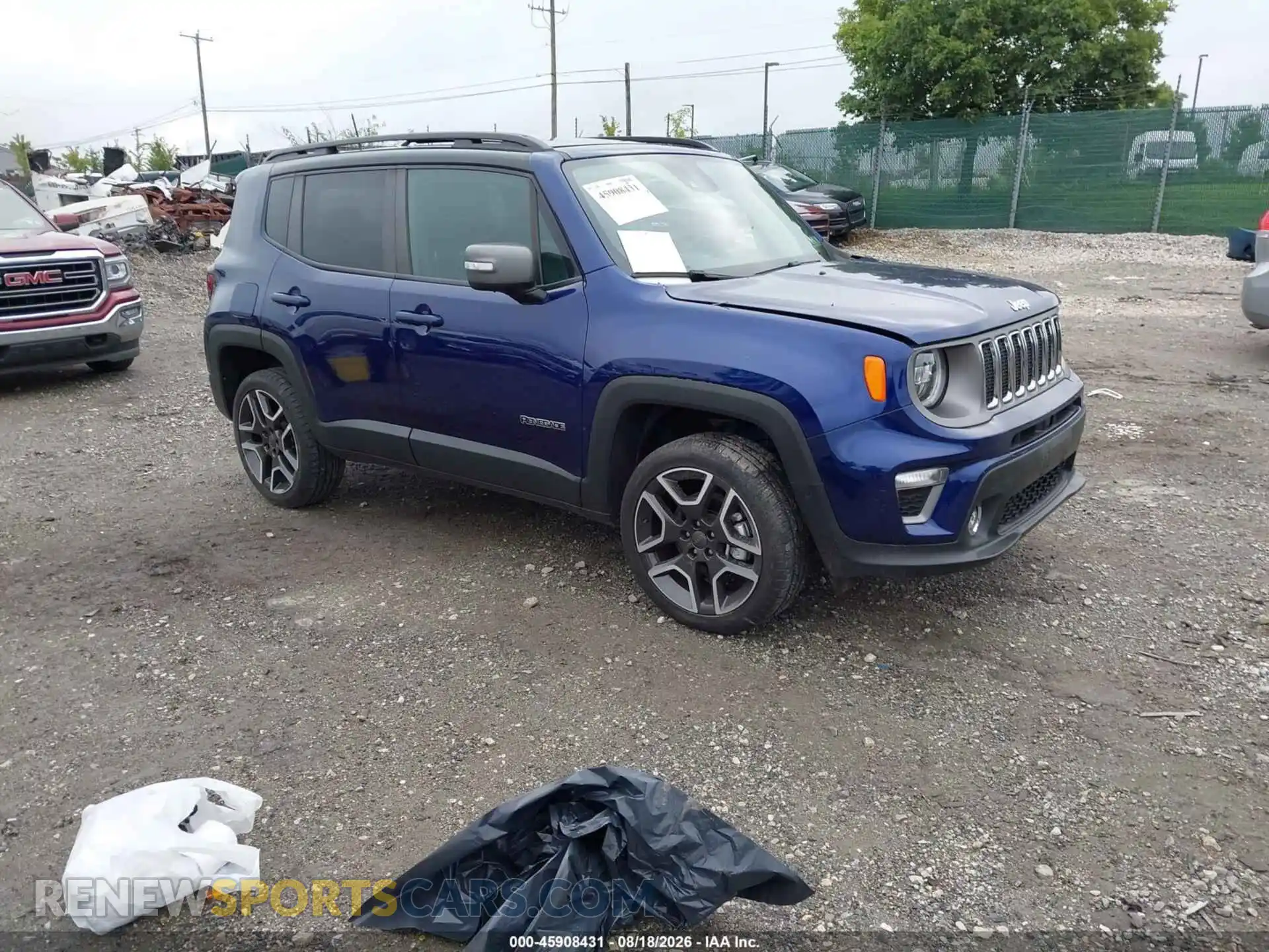 1 Photograph of a damaged car ZACNJDD1XMPM73477 JEEP RENEGADE 2021