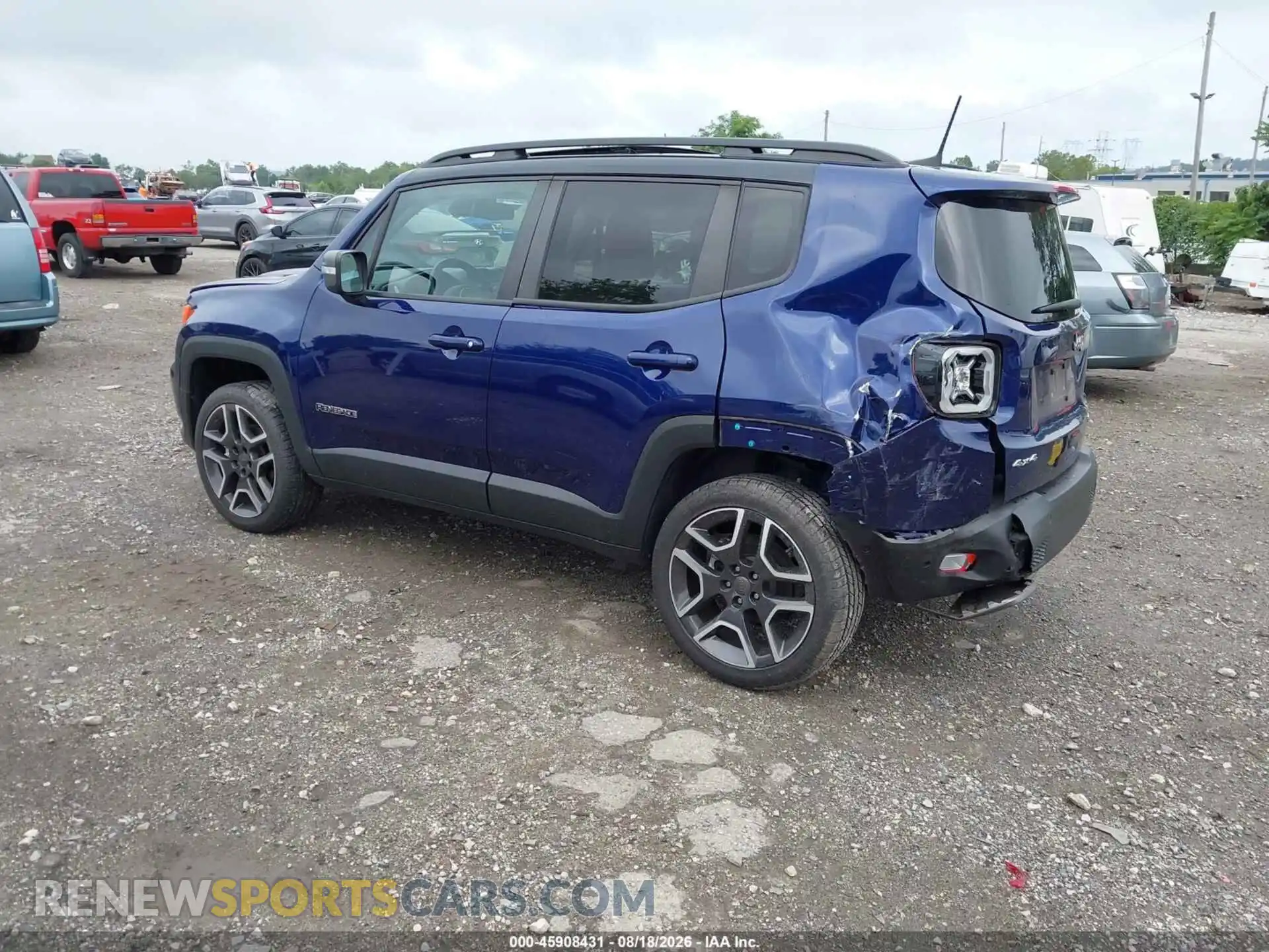 3 Photograph of a damaged car ZACNJDD1XMPM73477 JEEP RENEGADE 2021