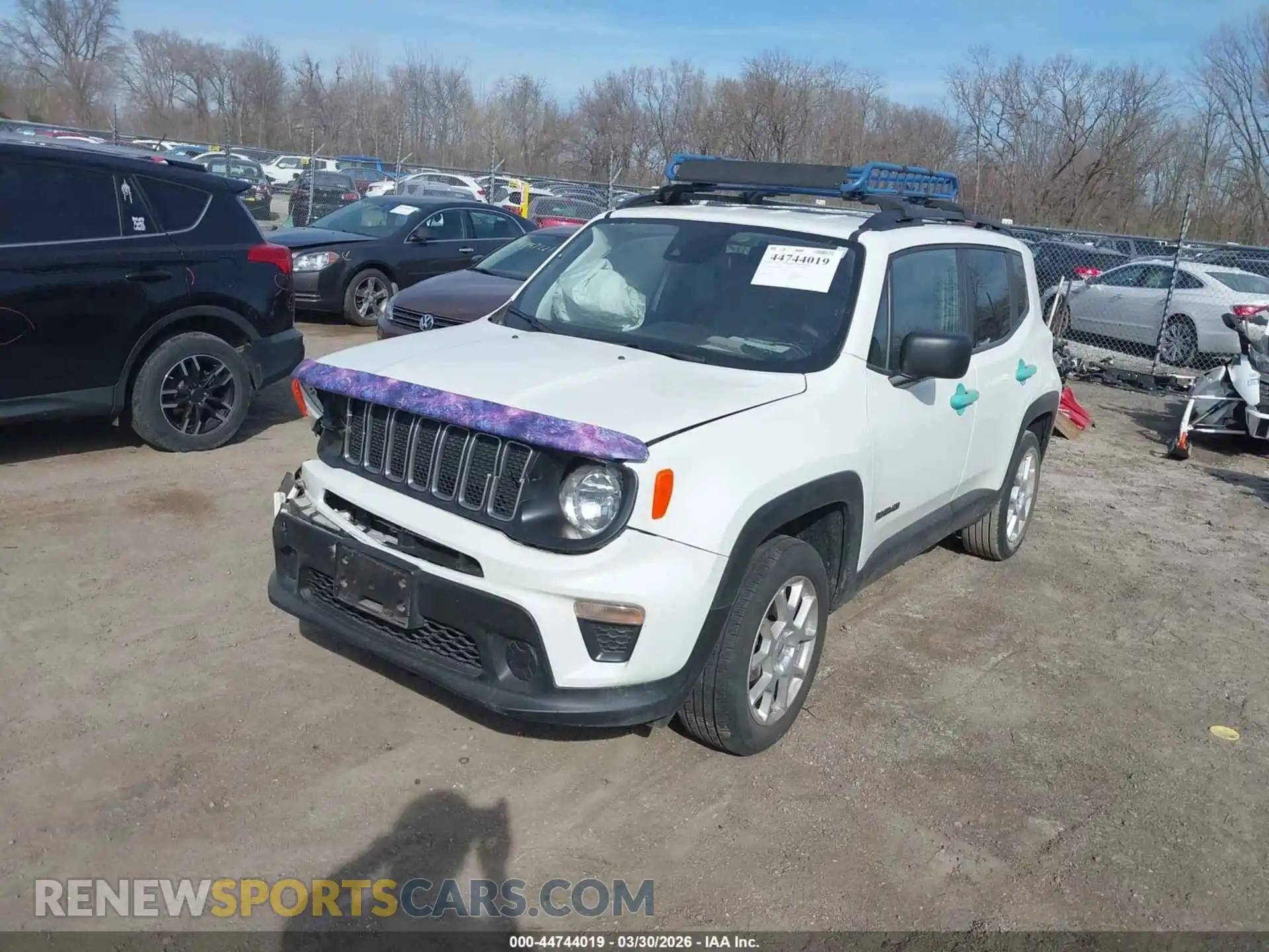 2 Фотография поврежденного автомобиля ZACNJDA17NPN58508 JEEP RENEGADE 2022