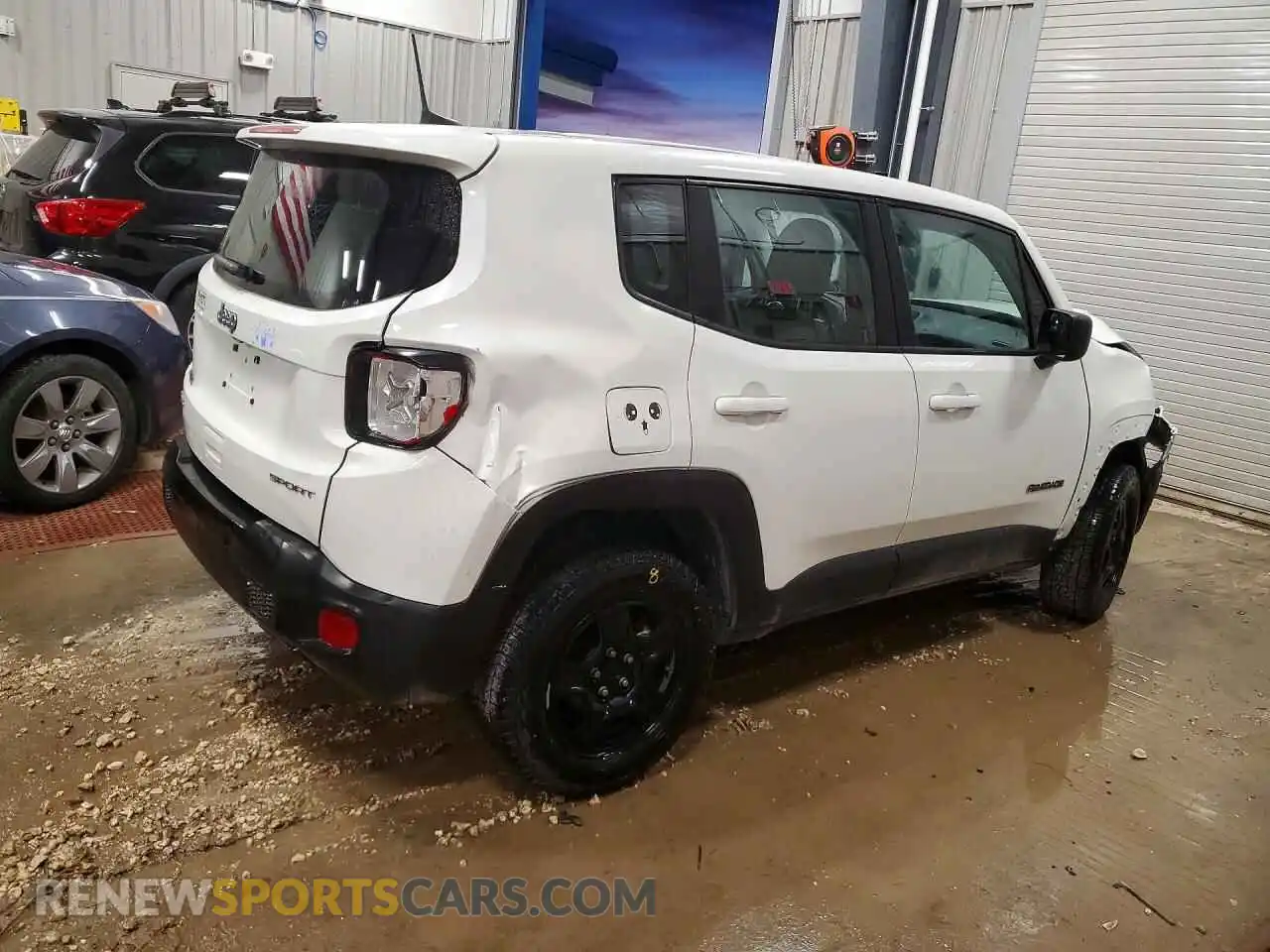 3 Photograph of a damaged car ZACNJDA18NPN68660 JEEP RENEGADE 2022