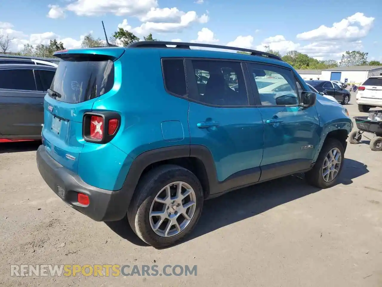 3 Photograph of a damaged car ZACNJDB10NPN46425 JEEP RENEGADE 2022