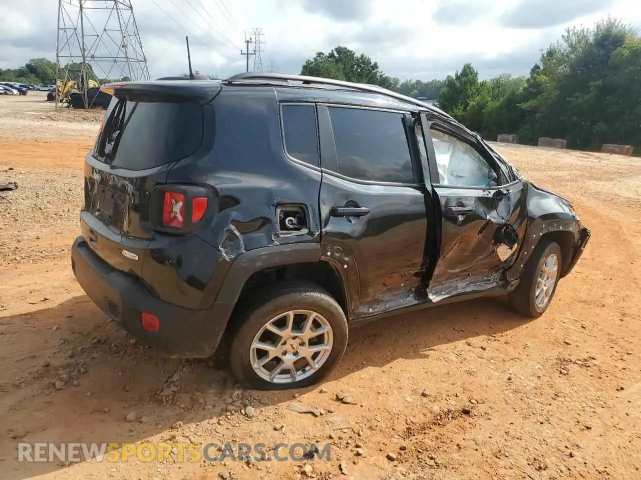 3 Photograph of a damaged car ZACNJDB10NPN86861 JEEP RENEGADE 2022