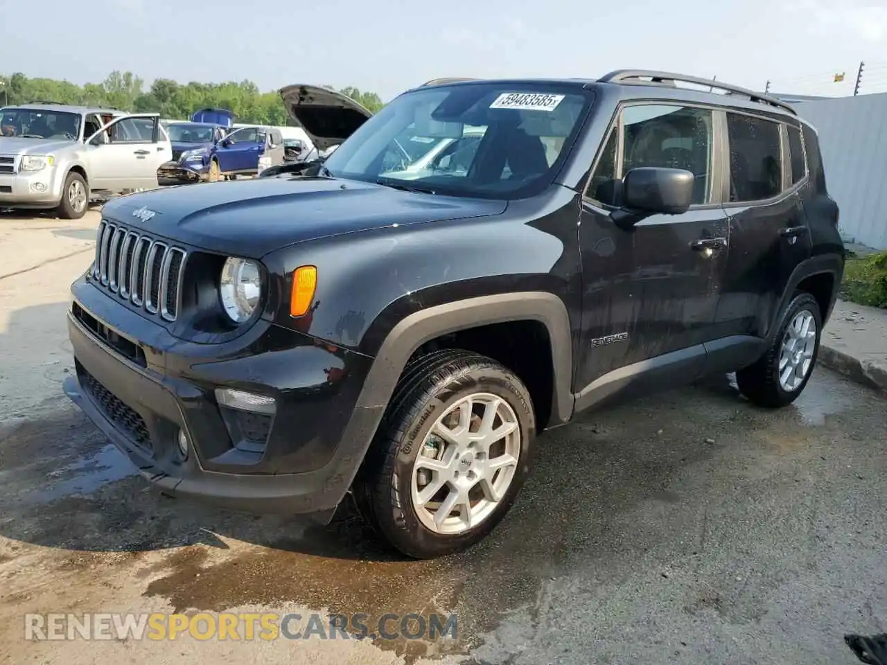 1 Photograph of a damaged car ZACNJDB13NPN46533 JEEP RENEGADE 2022