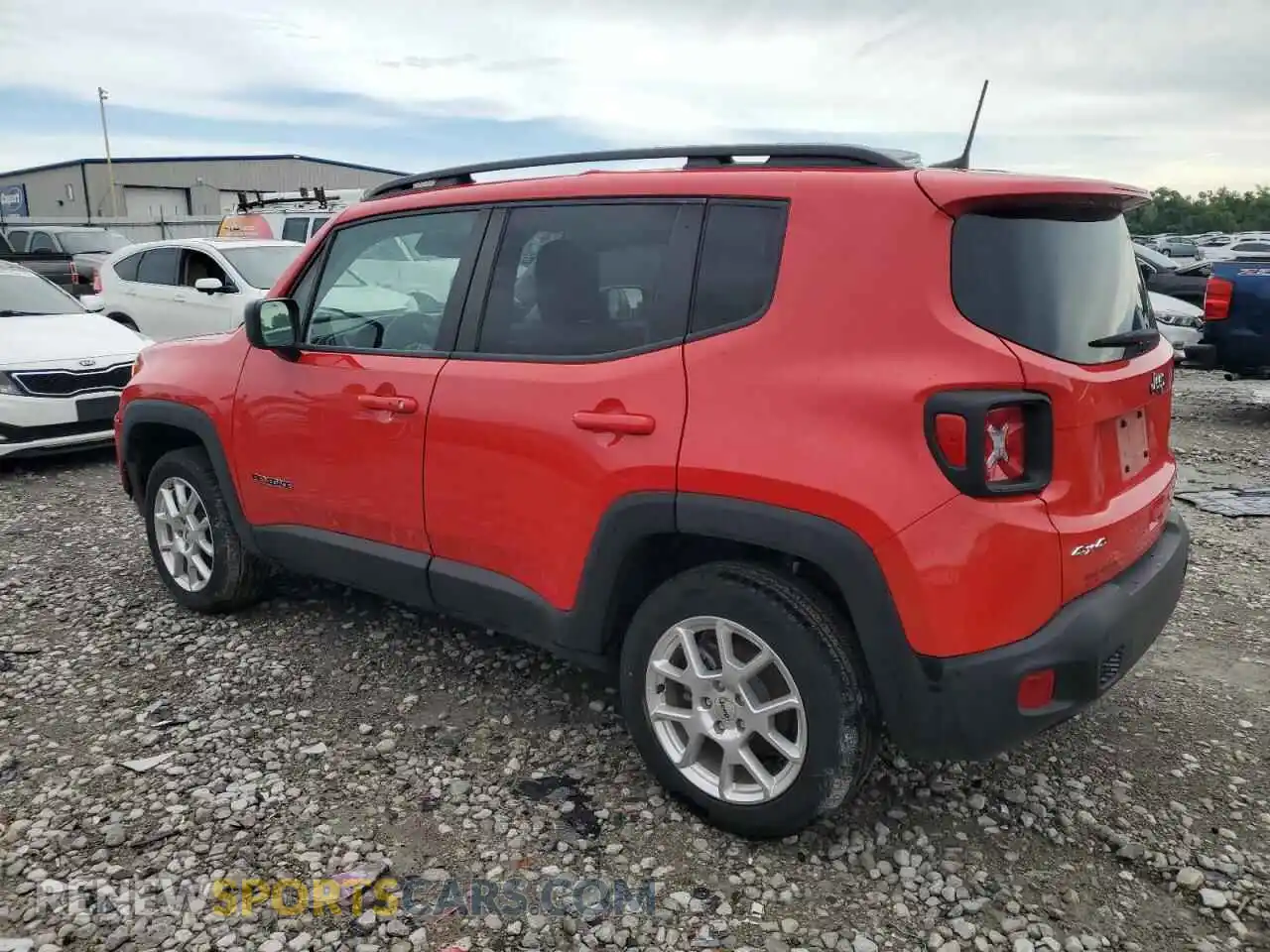 2 Photograph of a damaged car ZACNJDB14NPN78228 JEEP RENEGADE 2022