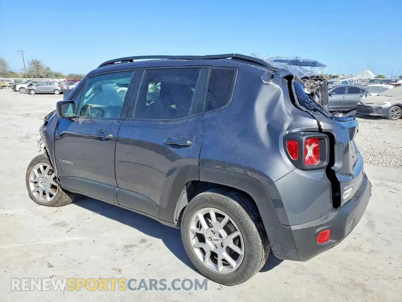 2 Photograph of a damaged car ZACNJDB14NPN97152 JEEP RENEGADE 2022