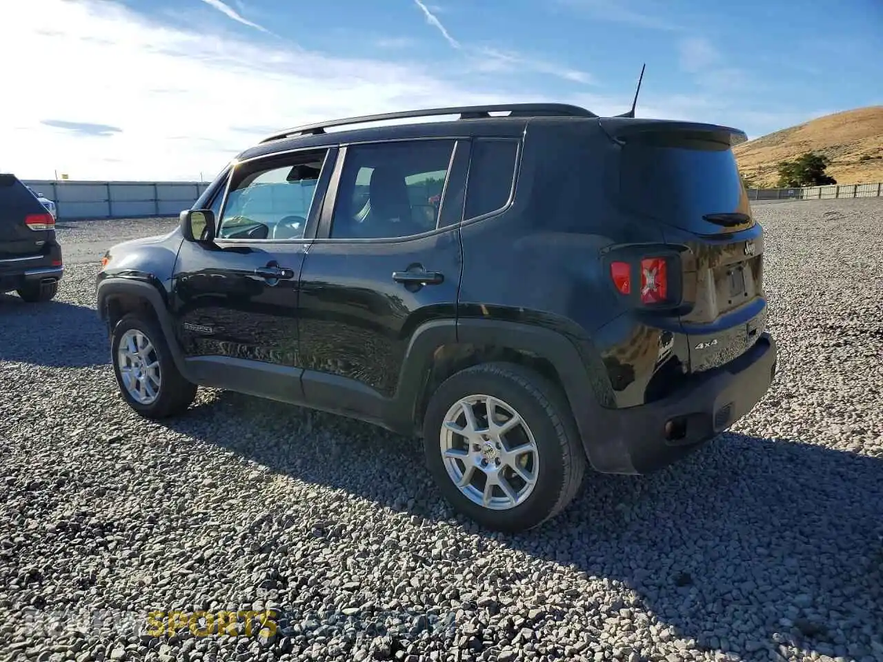 2 Photograph of a damaged car ZACNJDB16NPN80529 JEEP RENEGADE 2022