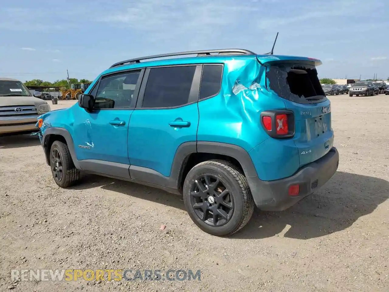2 Photograph of a damaged car ZACNJDB16NPN91708 JEEP RENEGADE 2022