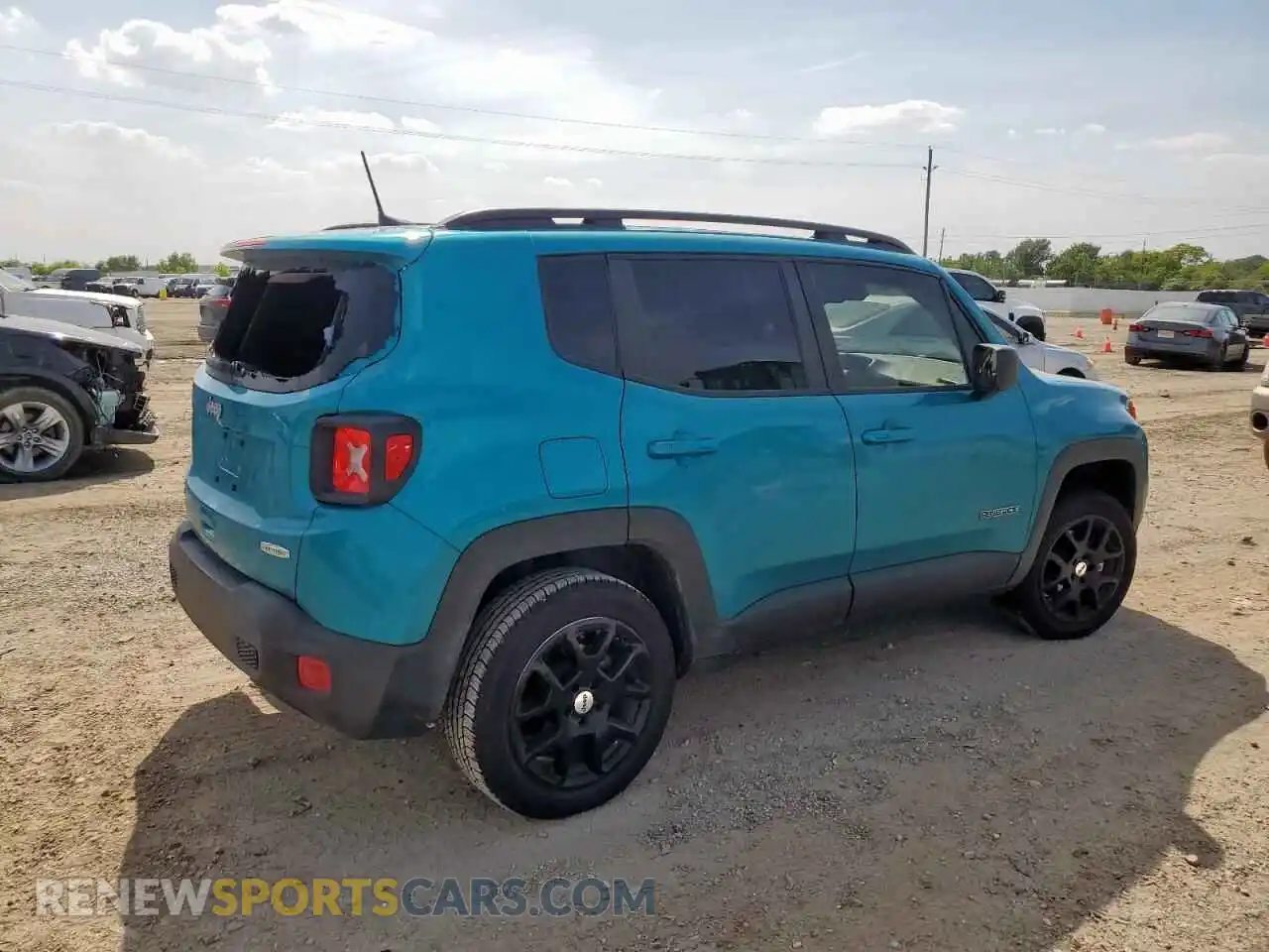 3 Photograph of a damaged car ZACNJDB16NPN91708 JEEP RENEGADE 2022