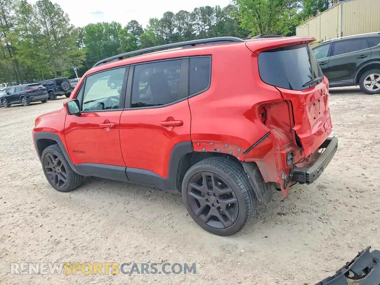 2 Photograph of a damaged car ZACNJDB18NPN70214 JEEP RENEGADE 2022
