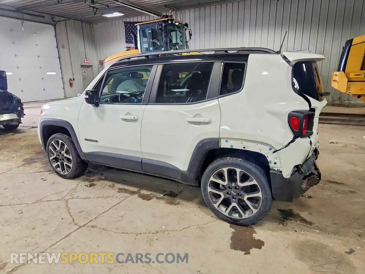 2 Photograph of a damaged car ZACNJDD17NPN80102 JEEP RENEGADE 2022