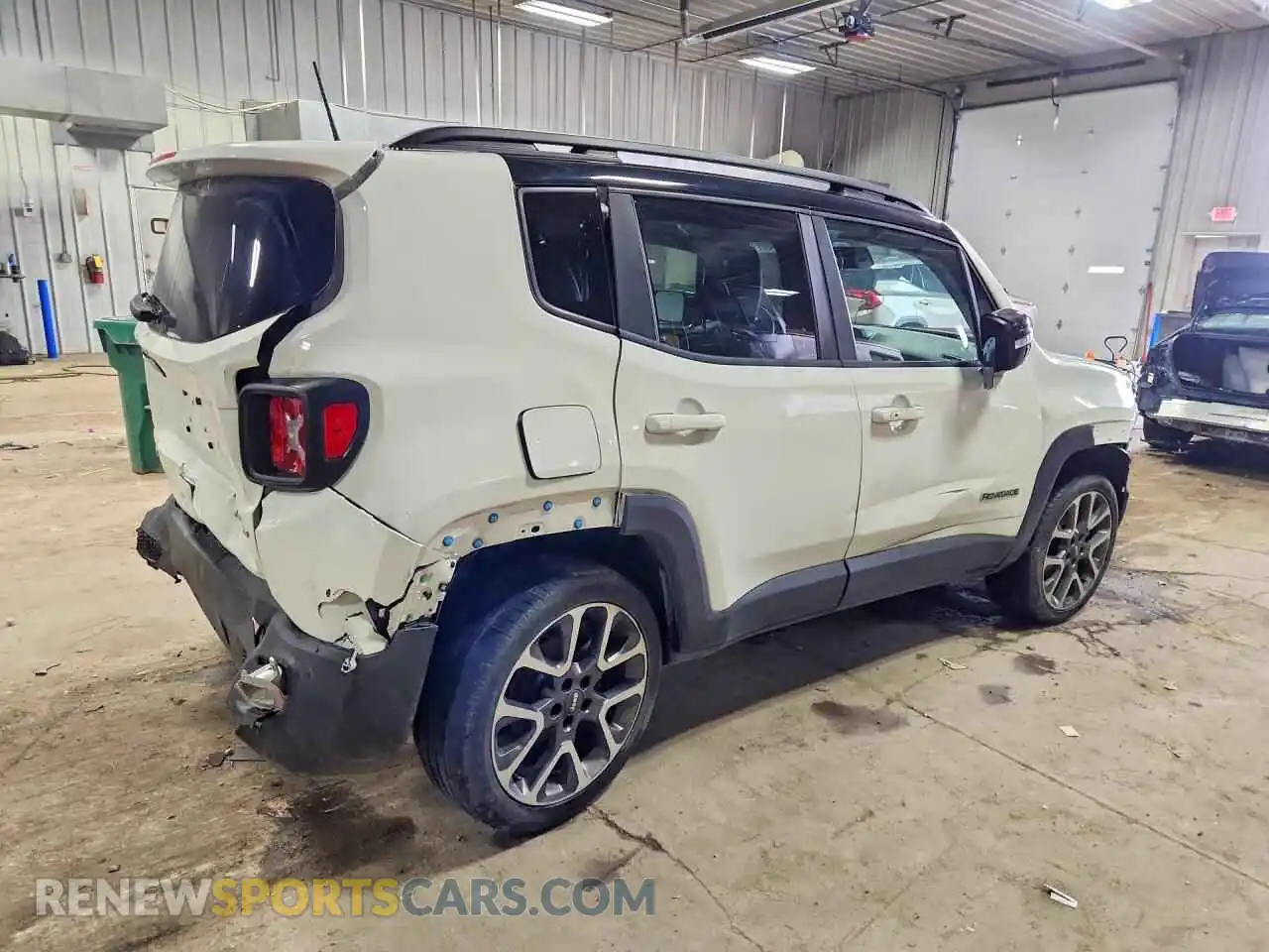 3 Photograph of a damaged car ZACNJDD17NPN80102 JEEP RENEGADE 2022