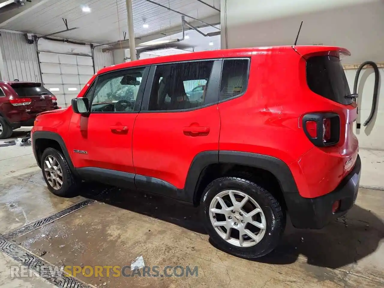 2 Photograph of a damaged car ZACNJDB10PPP63282 JEEP RENEGADE 2023