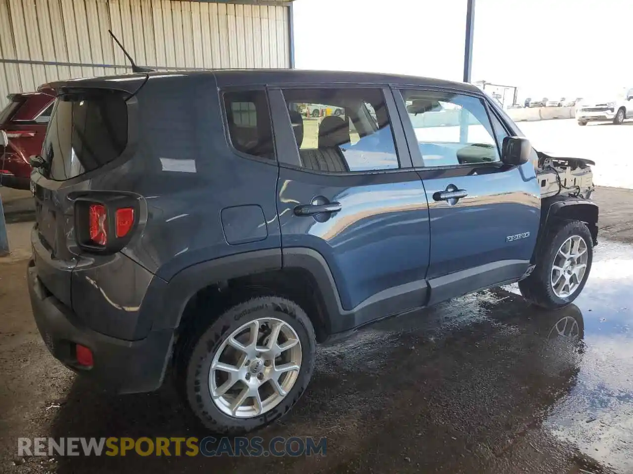 3 Photograph of a damaged car ZACNJDB10PPP65226 JEEP RENEGADE 2023