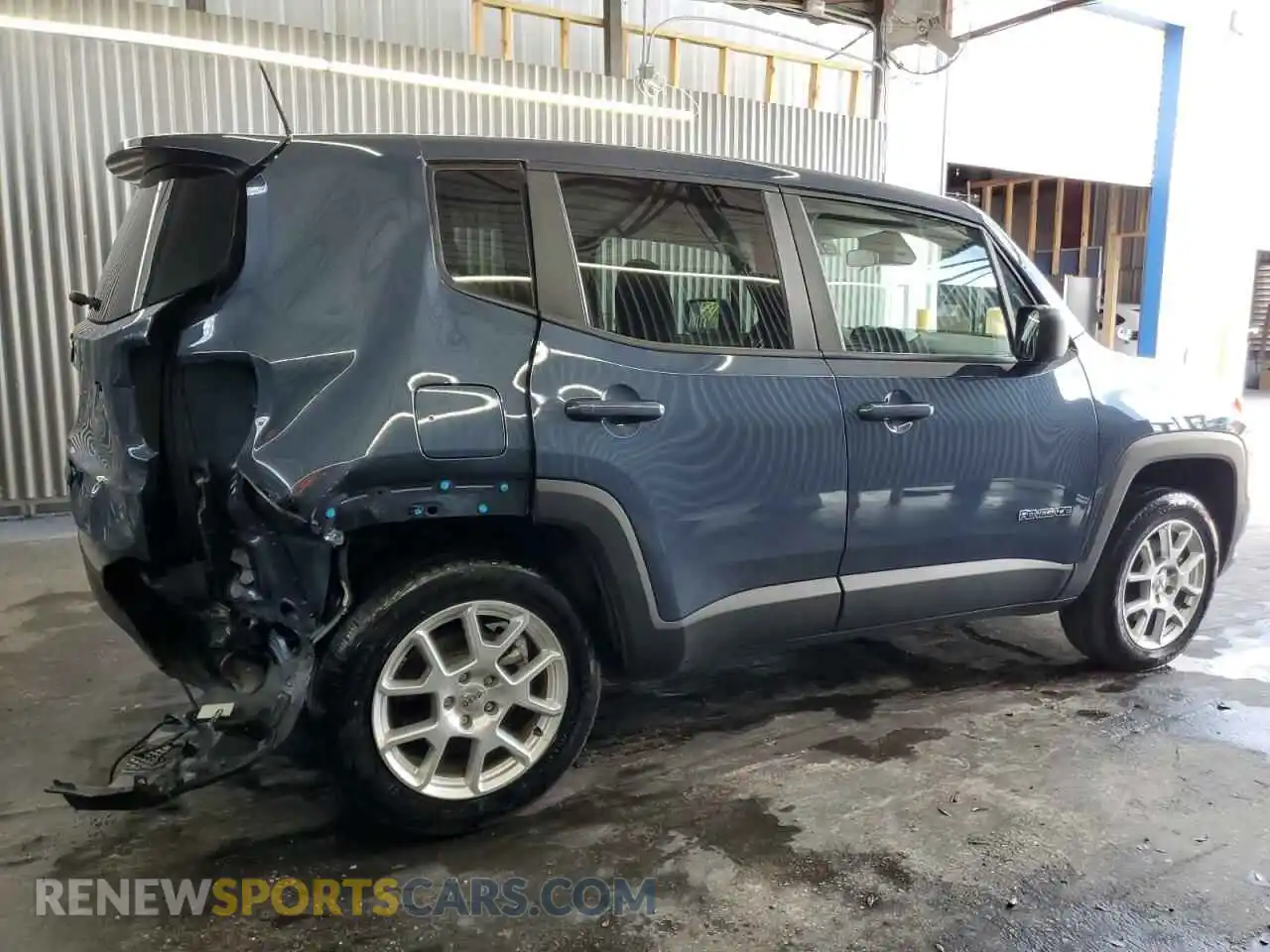 3 fotografías del automóvil dañado ZACNJDB12PPP70699 JEEP RENEGADE 2023