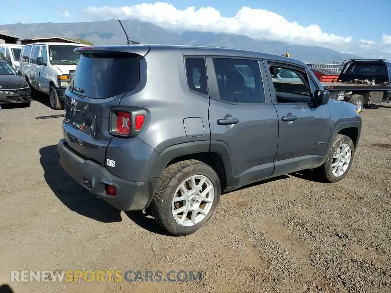 3 Photograph of a damaged car ZACNJDB12PPP71576 JEEP RENEGADE 2023