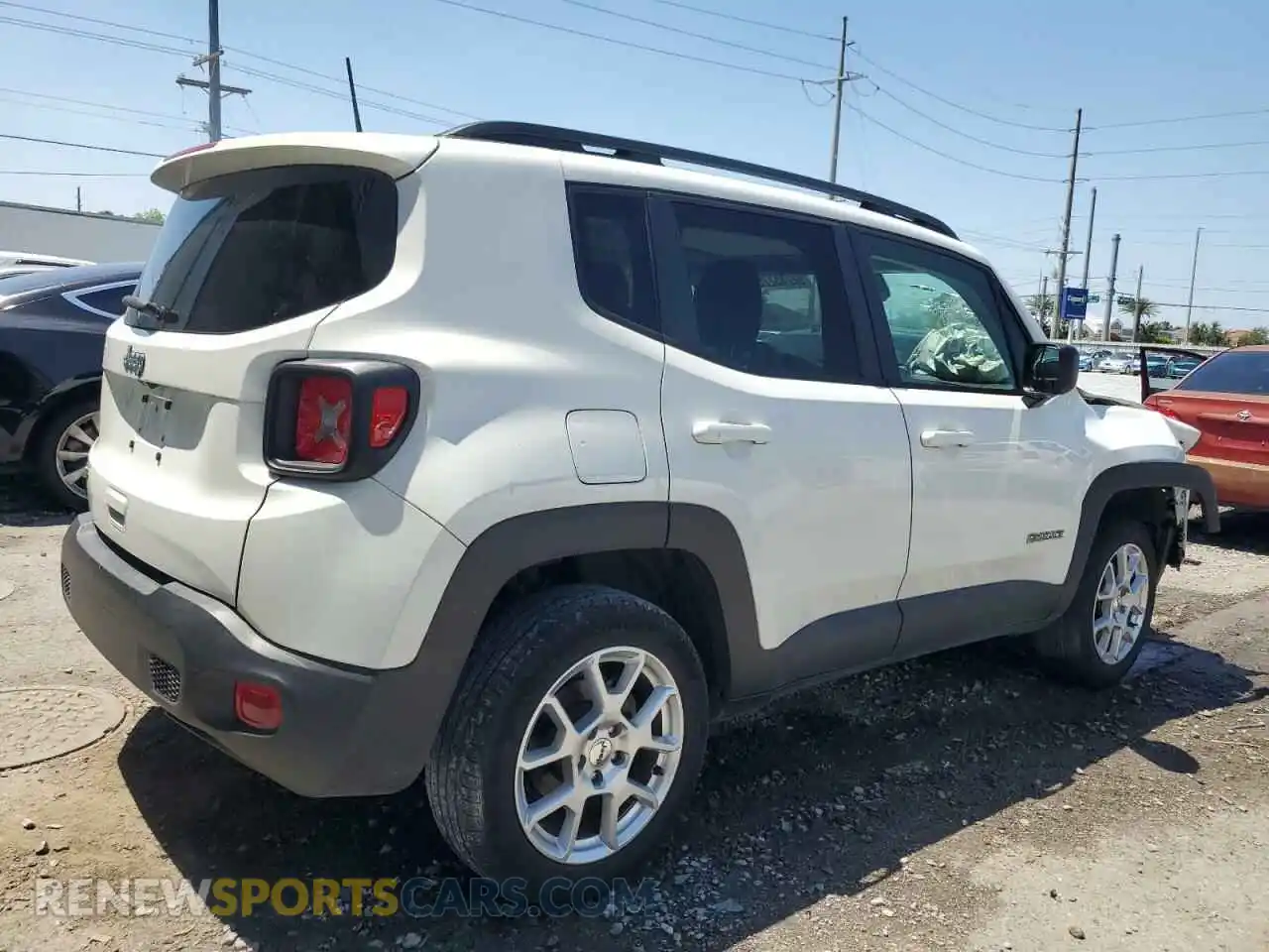 3 Photograph of a damaged car ZACNJDB13PPP25545 JEEP RENEGADE 2023