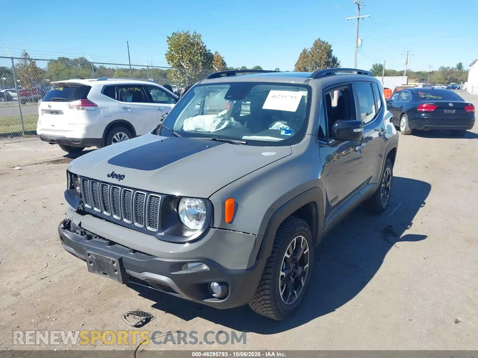 2 Photograph of a damaged car ZACNJDB13PPP37985 JEEP RENEGADE 2023