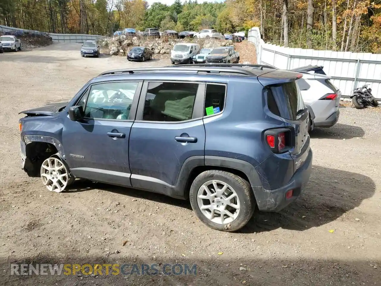 2 fotografías del automóvil dañado ZACNJDB14PPP35226 JEEP RENEGADE 2023