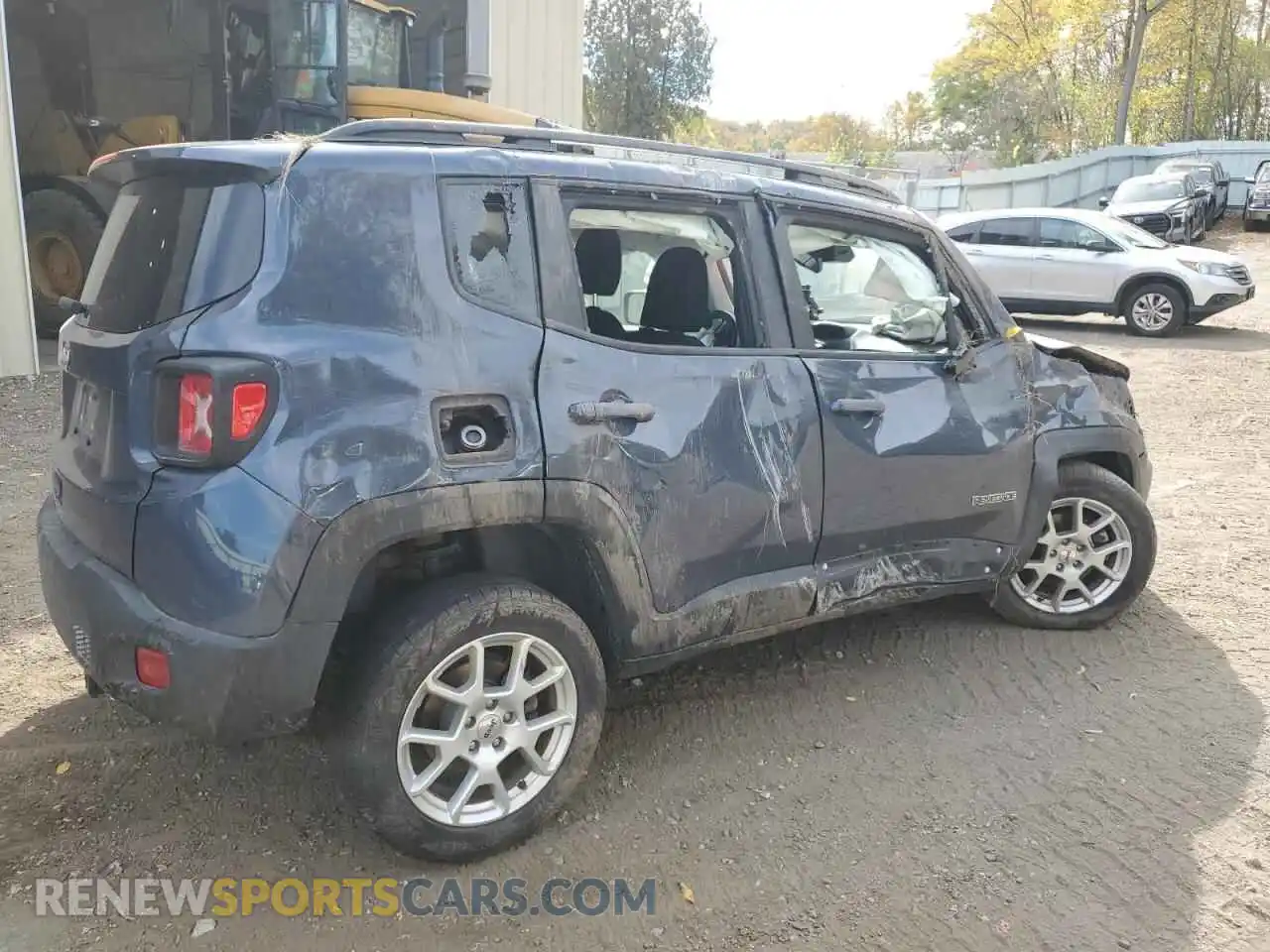 3 fotografías del automóvil dañado ZACNJDB14PPP35226 JEEP RENEGADE 2023