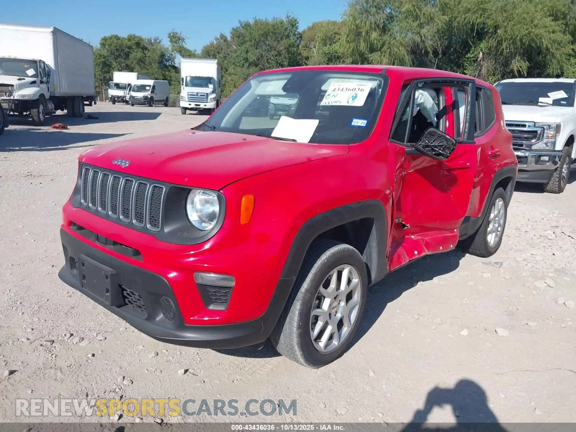 2 Photograph of a damaged car ZACNJDB14PPP69764 JEEP RENEGADE 2023