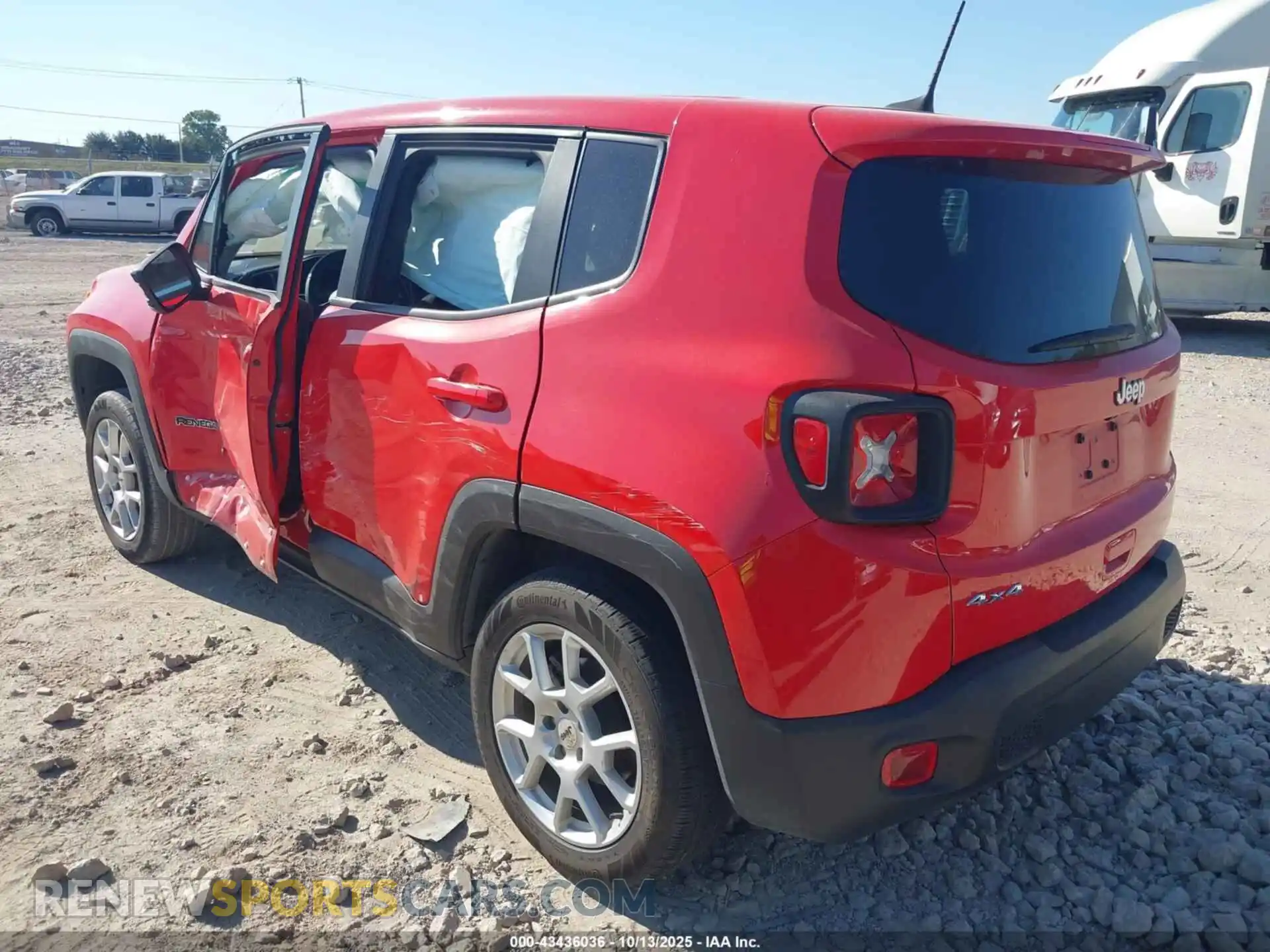 3 Photograph of a damaged car ZACNJDB14PPP69764 JEEP RENEGADE 2023