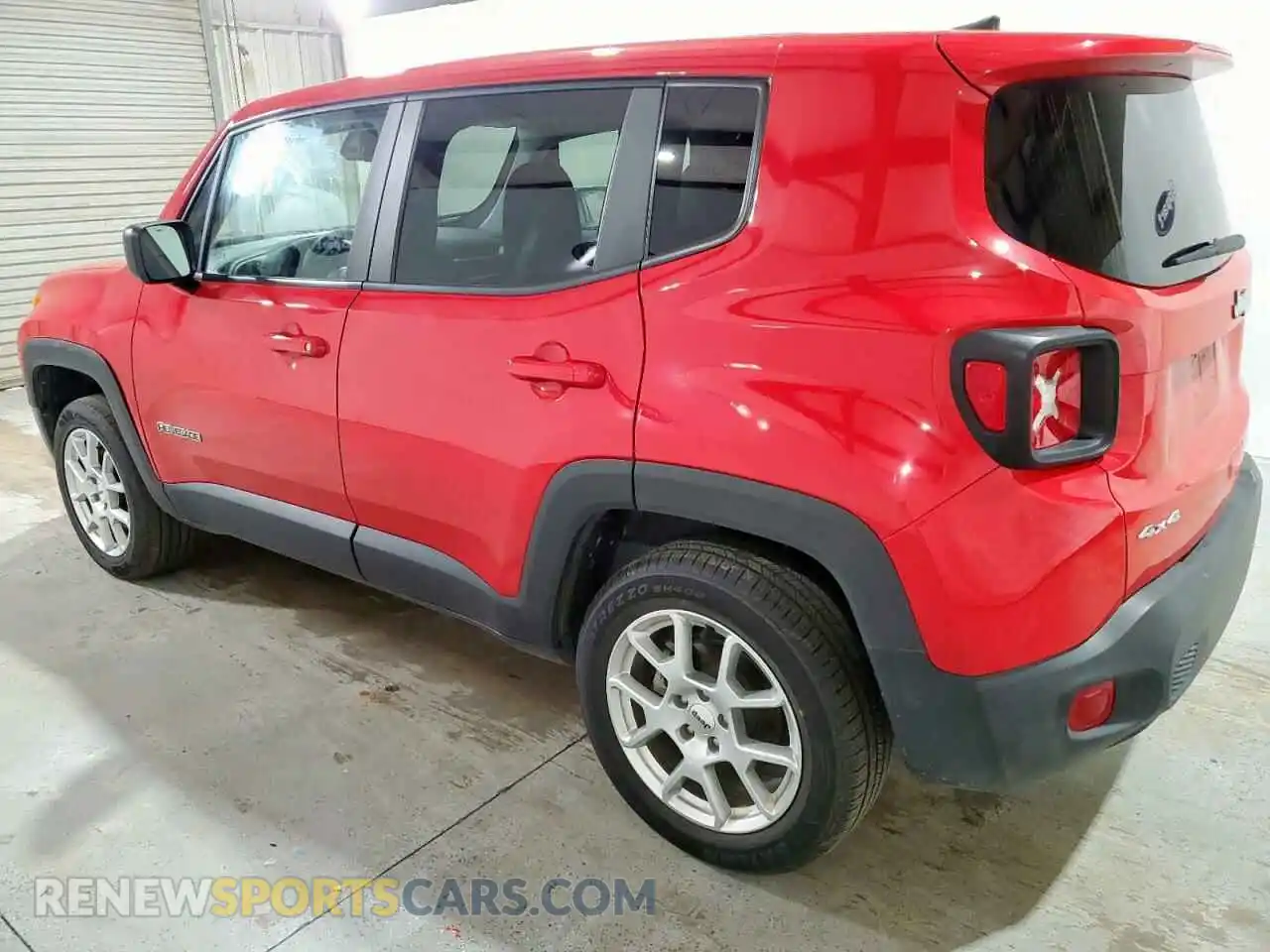 2 Photograph of a damaged car ZACNJDB14PPP70574 JEEP RENEGADE 2023