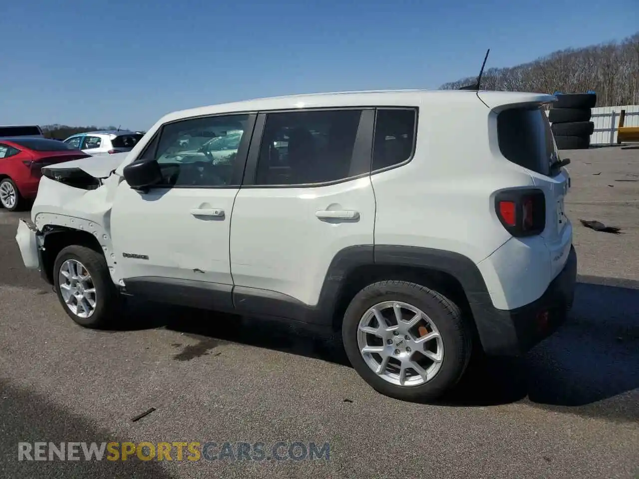 2 Photograph of a damaged car ZACNJDB15PPP69790 JEEP RENEGADE 2023