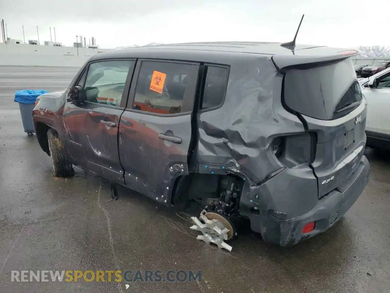 2 Photograph of a damaged car ZACNJDB16PPP21487 JEEP RENEGADE 2023