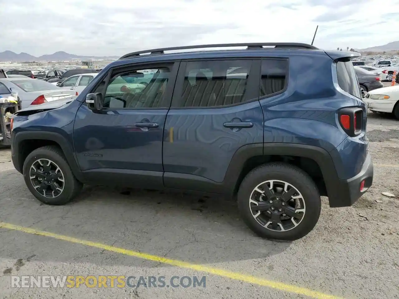 2 Photograph of a damaged car ZACNJDB16PPP41240 JEEP RENEGADE 2023