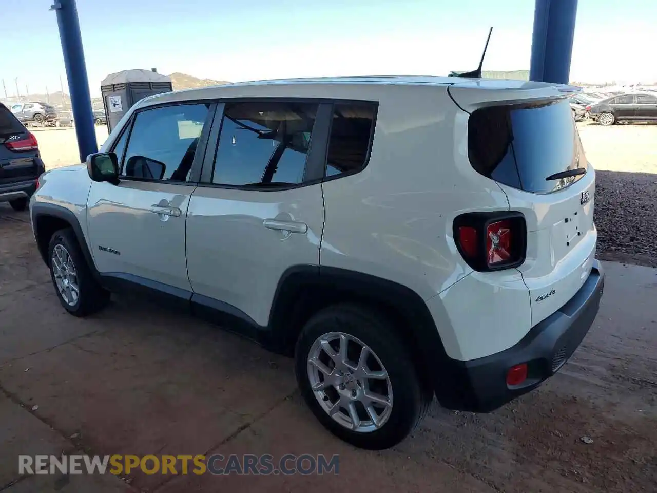 2 fotografías del automóvil dañado ZACNJDB17PPP24608 JEEP RENEGADE 2023