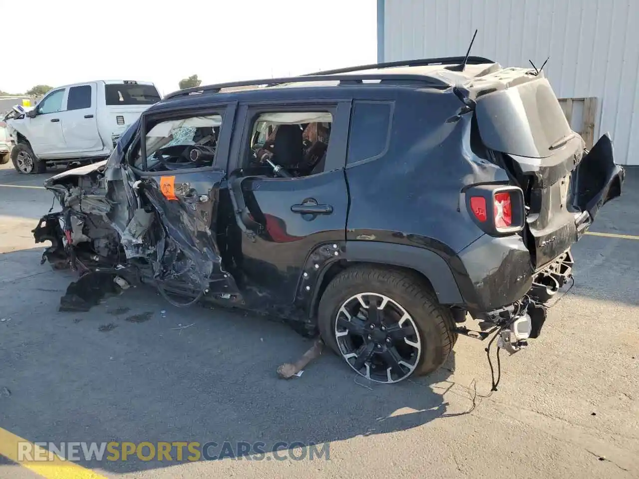 2 Photograph of a damaged car ZACNJDB17PPP44597 JEEP RENEGADE 2023