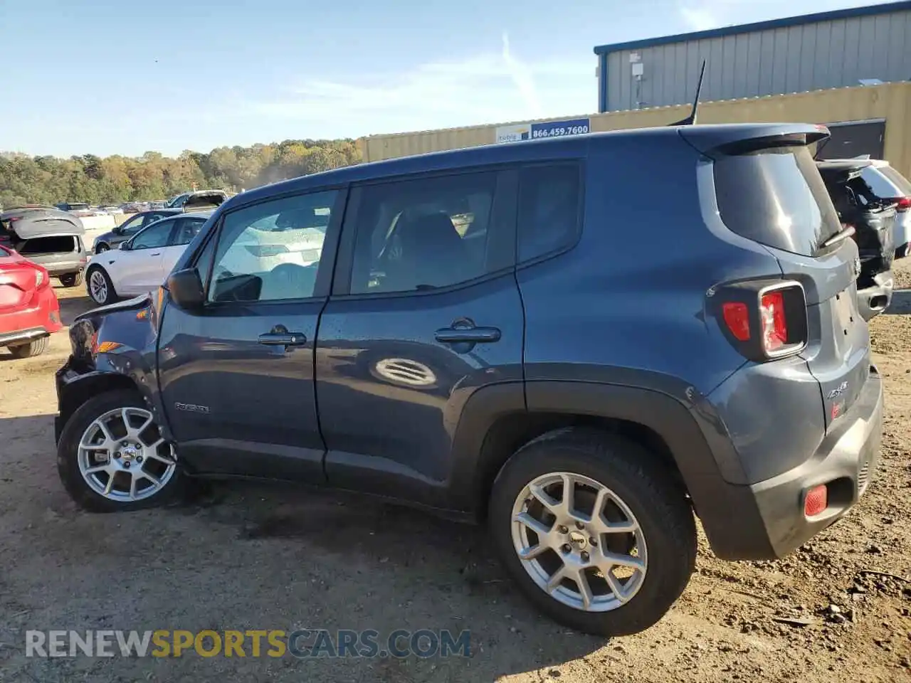 2 Photograph of a damaged car ZACNJDB18PPP35343 JEEP RENEGADE 2023