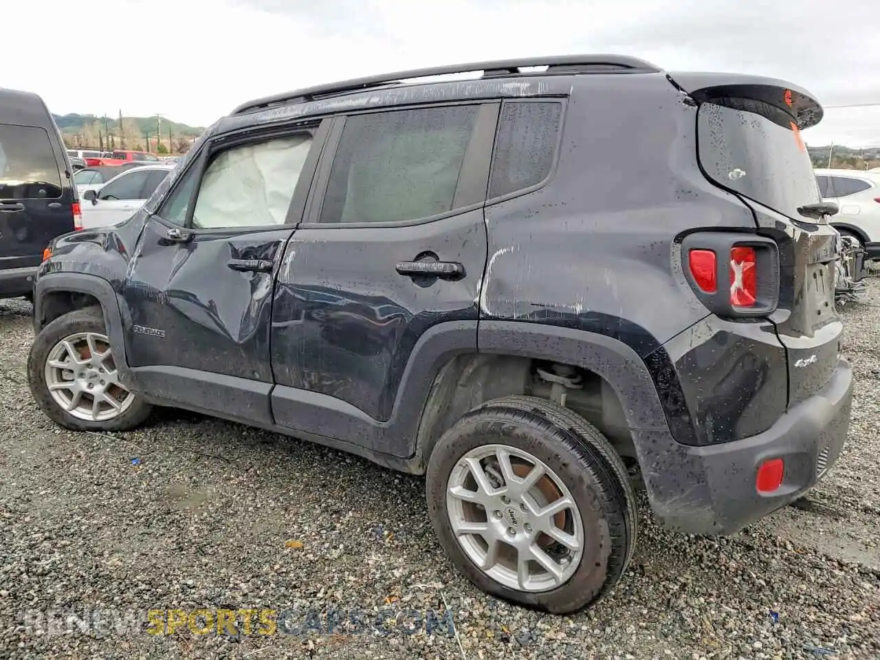 2 Photograph of a damaged car ZACNJDB18PPP60372 JEEP RENEGADE 2023