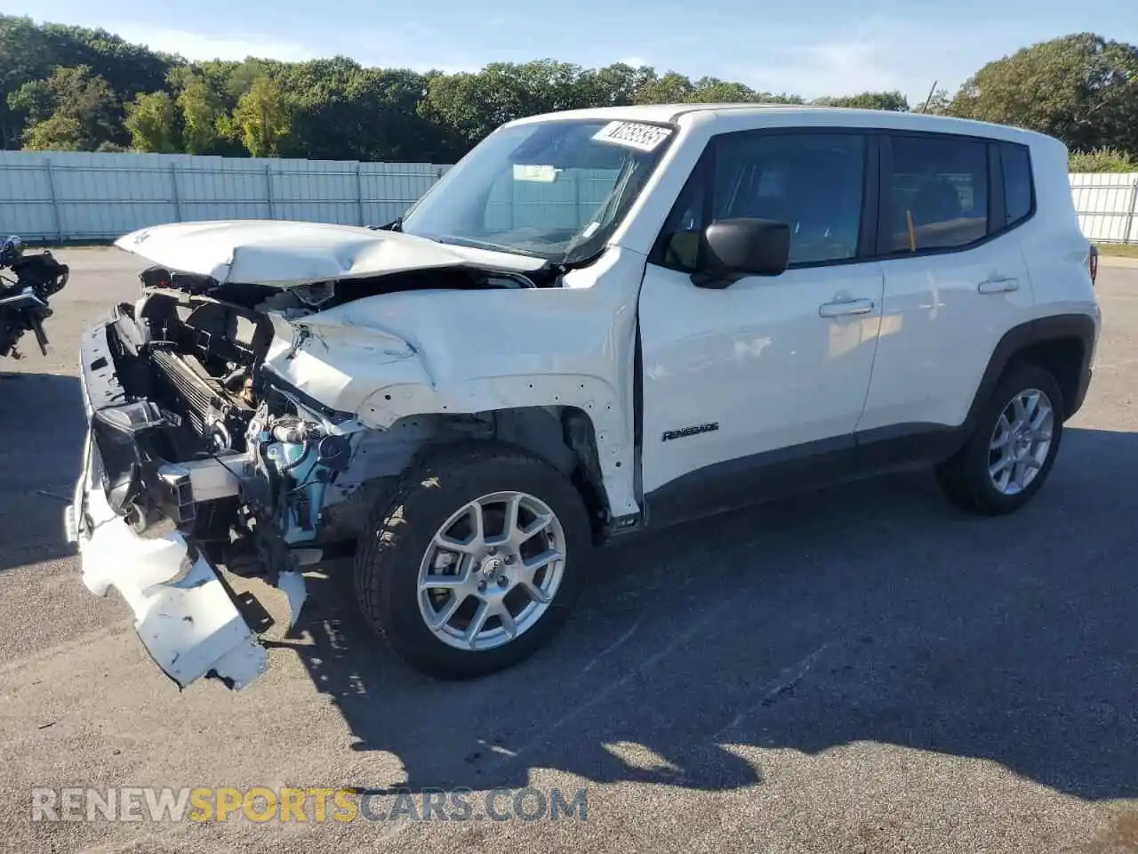 1 Photograph of a damaged car ZACNJDB19PPP62793 JEEP RENEGADE 2023