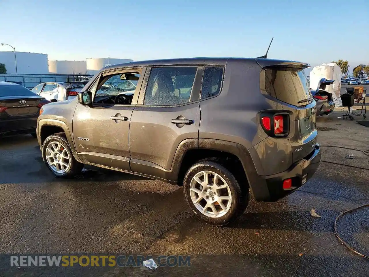2 Photograph of a damaged car ZACNJDB19PPP63281 JEEP RENEGADE 2023