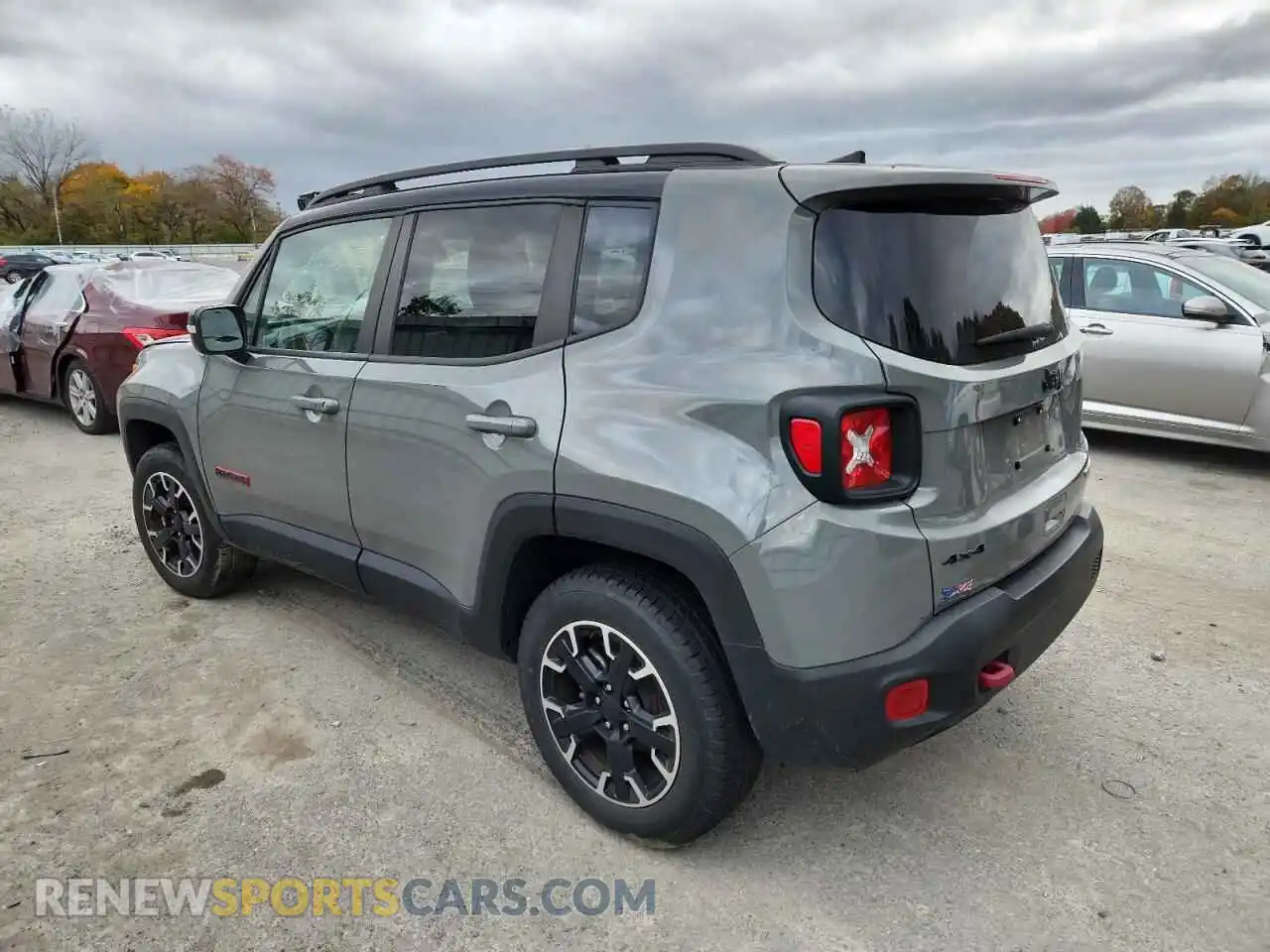2 Photograph of a damaged car ZACNJDC19PPP21529 JEEP RENEGADE 2023