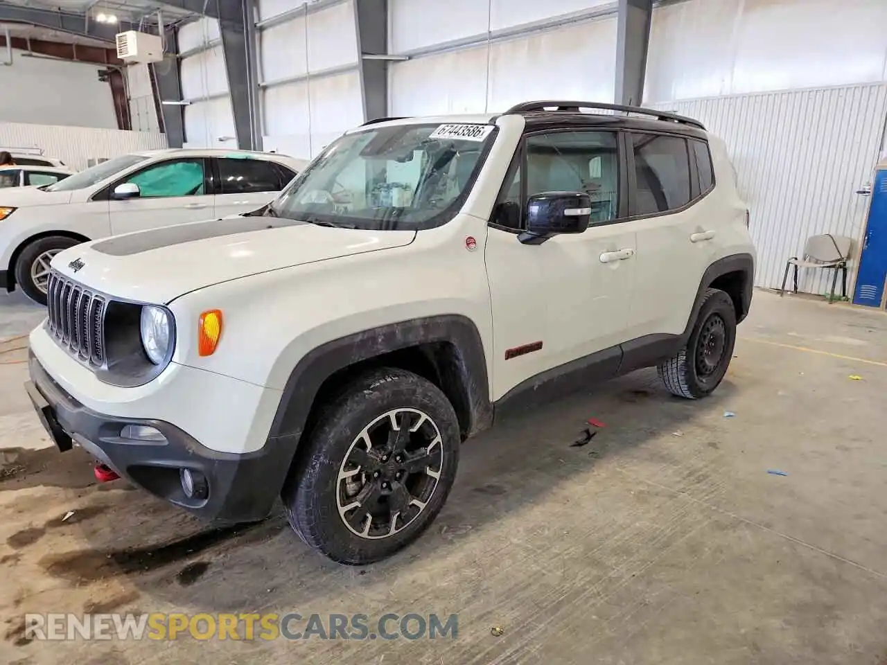 1 Photograph of a damaged car ZACNJDC19PPP24740 JEEP RENEGADE 2023