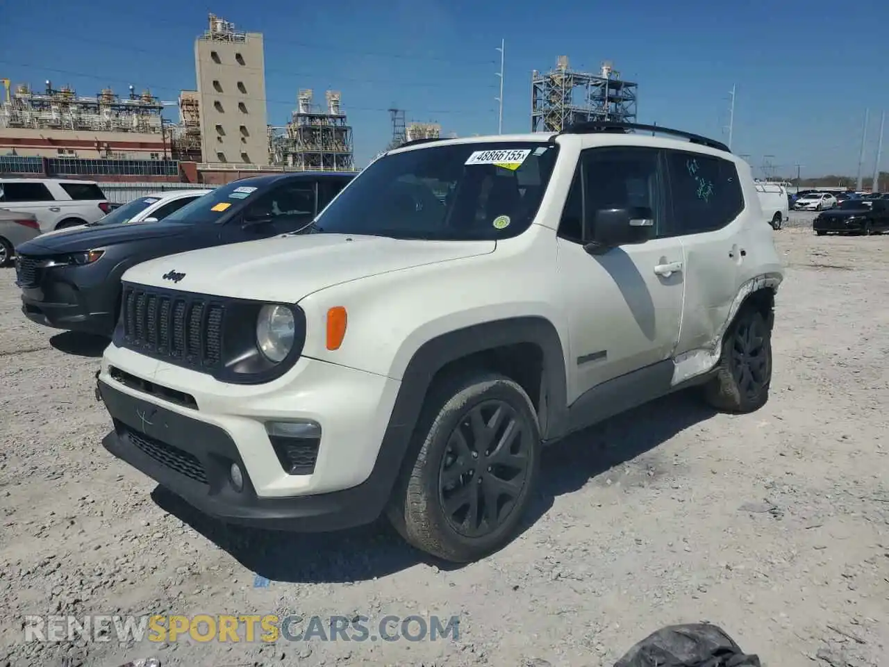 1 Photograph of a damaged car ZACNJDE11NPN71555 JEEP RENEGADE A 2022